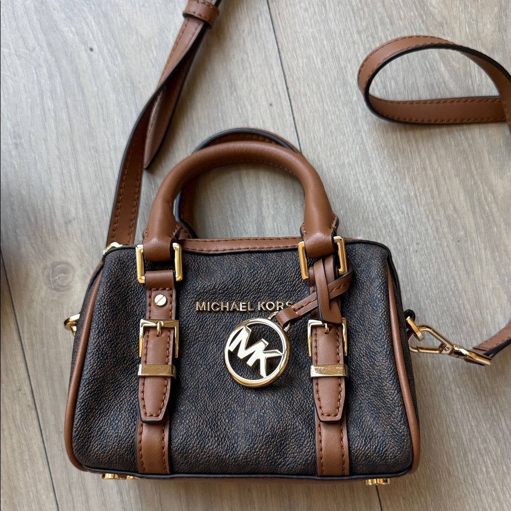 Michael Kors Brown and Tan Women's Bag